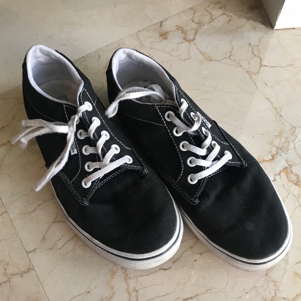 Black Vans. Women’s size 9